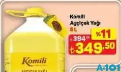 KOMİLİ AYÇİÇEK YAĞI 5 L KOMİLİ AYÇİÇEK YAĞI 5 L